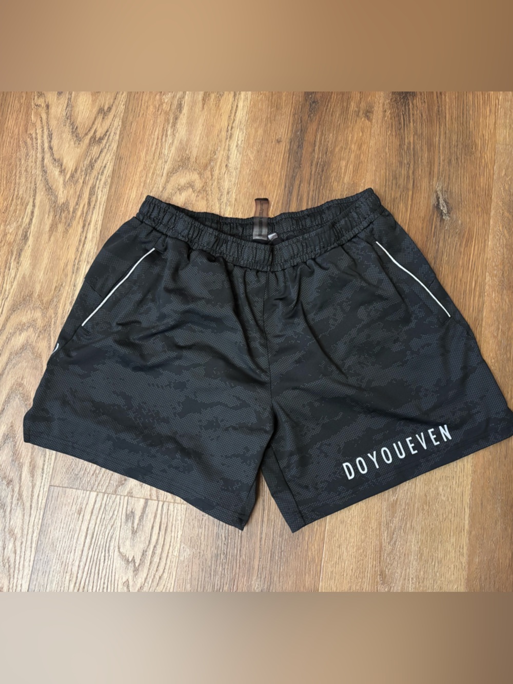 DOYOUEVEN Black Athletic Shorts